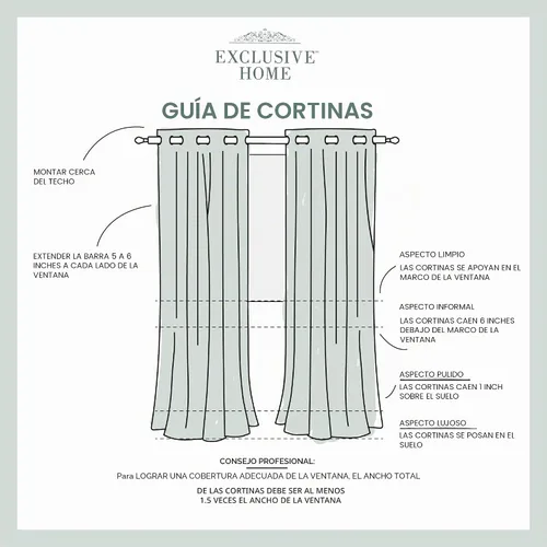 Vista 7 de Exclusive Home Cortinas - EH7970-06 2-96G Chateau - Par de paneles de cortinas con ojales de seda sintética a rayas, 54 x 96 pulgadas, rubor, 2 Blush