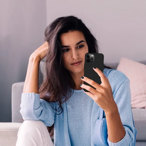 Vista 7 de Cordking Funda diseñada para iPhone 13 Pro, Funda Protectora de Teléfono de Silicona Ultra Delgada Resistente a Golpes