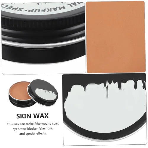 Vista 3 de 1pc Maquillaje Cera Bruja Pintura Cara Maquillaje Halloween Maquillaje Halloween Maquillaje Sangre Gel Halloween Maquillaje Sangre Calavera Pintura