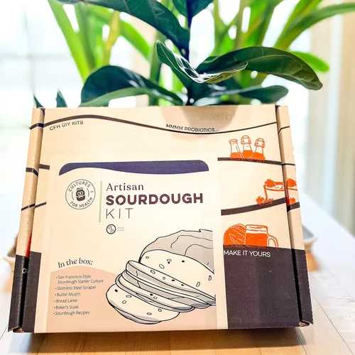 Vista 7 de Cultures for Health Kit de pan de masa madre artesanal Kit de iniciación de masa madre ideal para principiantes Haz pan de masa madre DIY