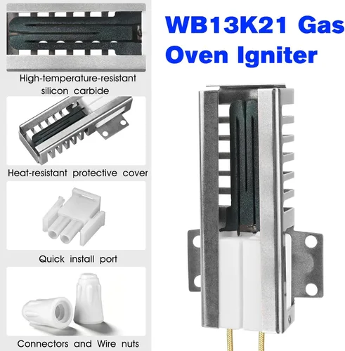 Vista 4 de Coorstek 501A - Repuesto de encendedor de horno para WB13K21 General Electric Range Igniter Model (1 unidad)