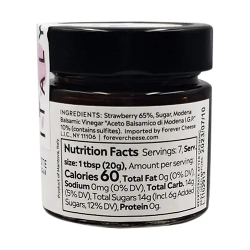 Vista 3 de Casa Forcello Compota balsámica de fresa, 4.94 OZ
