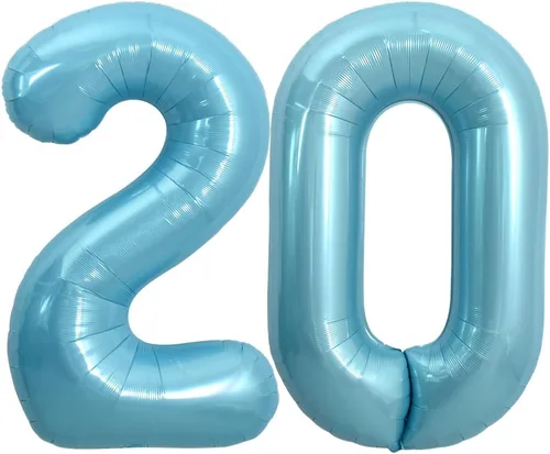 Vista 361 de TONIFUL Globo de aluminio negro de 40 pulgadas con el número 0, decoraciones de cumpleaños negro (Bk-black)