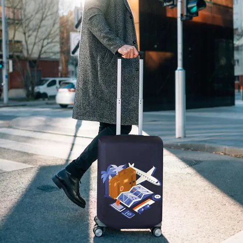 Vista 8 de HYPER VENTURE Funda de equipaje Maleta Protetor, Viaje, Viaje