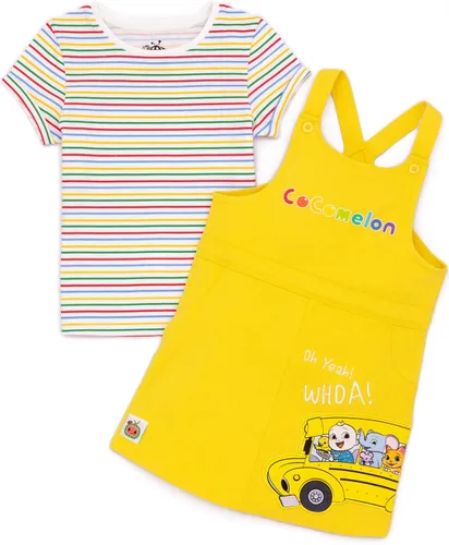 Vista 3 de CoComelon Pinafore - Vestido para niños y niñas pequeñas