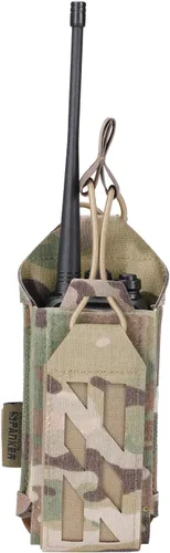 Vista 18 de EXCELLENT ELITE SPANKER Funda táctica universal para radio con sistema Molle, ajustables para cinturón de servicio, chaleco para walkie talkie
