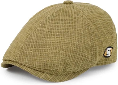 Vista 36 de Sombrero Newsboy de Qlauca para Hombre de Algodón 6 Paneles
