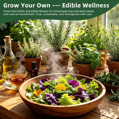 Vista 9 de 35 Medicinal & Tea Herb Seeds Variety Pack for Indoor & Outdoors