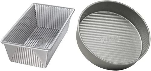Vista 13 de Molde de aluminio USA Pan, para hacer pan de molde de 1 libra, gris