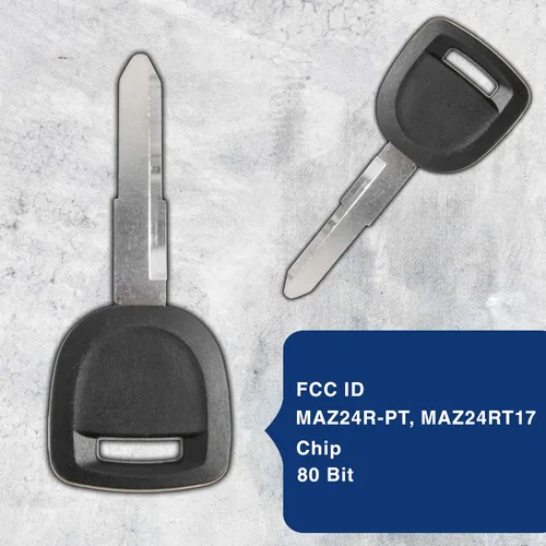 Vista 4 de Transpondedor dominante del coche para Mazda remoto MAZ24R-PT, MAZ24RT17, 80 bits