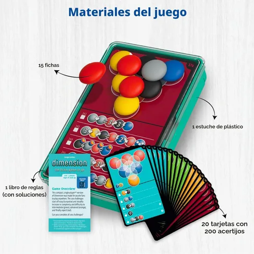 Vista 4 de Dimension: The Brain Game to Go - Juego de rompecabezas de apilamiento 3D con 200 desafíos y 4 niveles de dificultad para edades de 8 años
