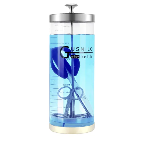 Vista 8 de Tarro desinfectante de peluquero (30 onzas) con bandeja de acero inoxidable, ideal para spa, salón y herramientas de uñas 30oz