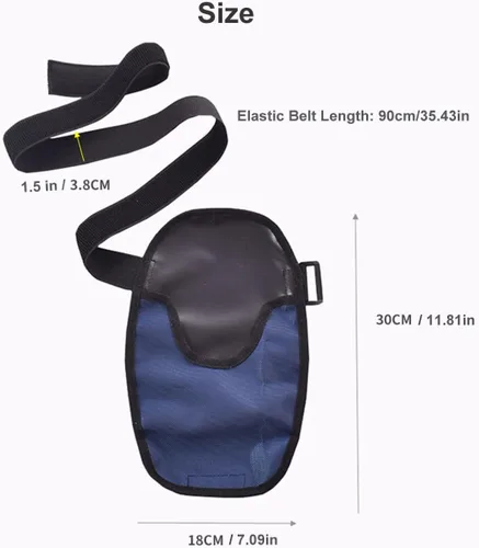 Vista 3 de Cubierta de bolsa de ostomía impermeable cubierta universal ajustable bolsa ostomía suministros para ileostomía
