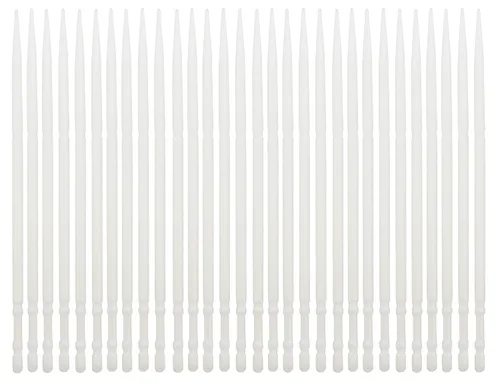 Vista 11 de LBY Palillos de dientes de plástico, palillos interdentales con cepillo y puntas planas de rombo, herramienta de limpieza de dientes caseros