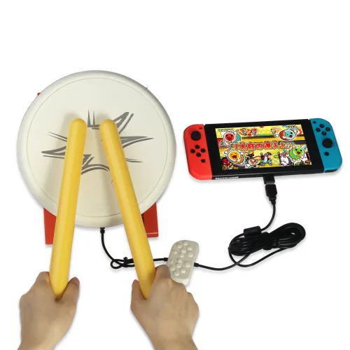 Vista 7 de OSTENT Drum Controller Sticks for Nintendo Switch Console Taiko No Tatsujin Master Video