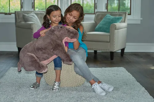 Vista 2 de Wild Republic Jumbo - Animal gigante de peluche, Hipopótamo, 30