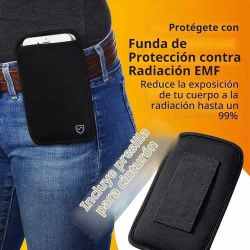 Vista 5 de SYB Shield Your Body - Funda antiradiación para teléfono celular, fundas para teléfono celular para bloquear EMF, bloqueador de radiación