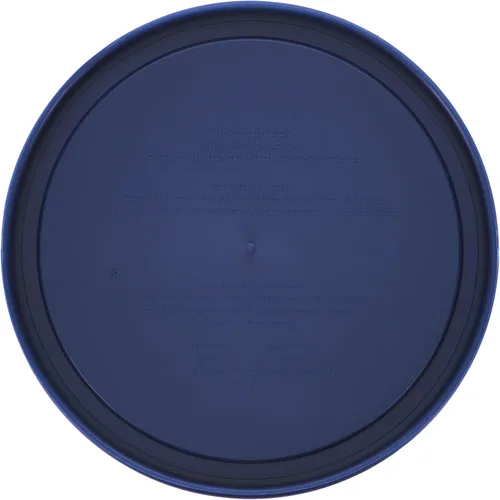 Vista 2 de Pyrex 7402-PC 6/7 Cup Tapa de repuesto redonda de plástico para almacenamiento de alimentos, color azul oscuro, fabricada en Estados Unidos