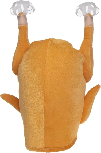 Vista 4 de Simply Genius Sombrero de pavo de cara completa (paquete de 10) máscara de sombrero de pavo humorística, día festivo de Acción de Gracias, regalos