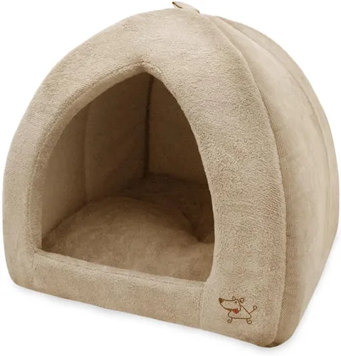 Vista 6 de Best Pet Supplies - Tienda de campaña para mascotas con cama suave para perros y gatos