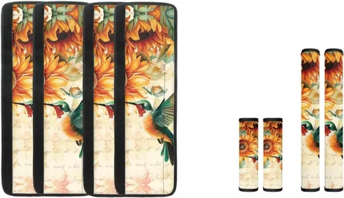 Vista 30 de DISNIMO Fundas para manija de puerta de refrigerador con calabaza otoñal, 8 piezas Kithchen para nevera, microondas, horno, lavavajillas, protector