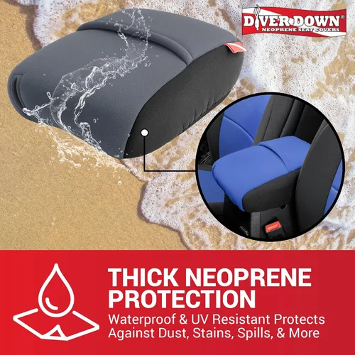 Vista 3 de Diver Down Funda de neopreno para consola central – Se adapta a Jeep Wrangler JL y Gladiator JT 2018-2023 – Funda de consola Jeep – No te quema