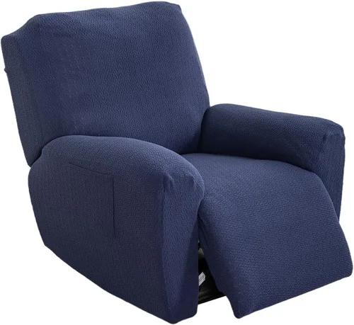 Vista 16 de NILUOH Funda Elástica para Sillón Reclinable de 4 Piezas Estampada, Fundas para Silla Lazy Boy, Funda para Sofá Reclinable Antideslizante, Protector