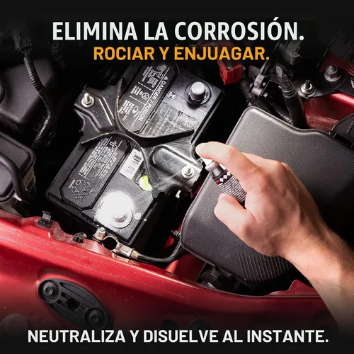 Vista 2 de NOCO NCP2 M401 Kit de limpieza de terminales de batería con spray preventivo de corrosión de batería, spray limpiador de batería, cepillo