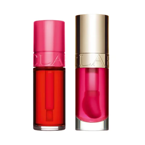 Vista 25 de Clarins Lip Comfort Oil Aceite labial hidratante, nutritivo y humectante Acabado ligero, alto brillo Calma, conforta y protege los labios