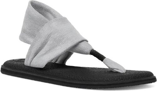 Vista 7 de Sanuk Sandalias de Yoga Sling 2 - sólidas vintage de tiras para mujer Negro