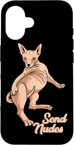 Vista 30 de Send Nudes - Nude Cat - Hairless Sphynx Cat Case for iPhone 17