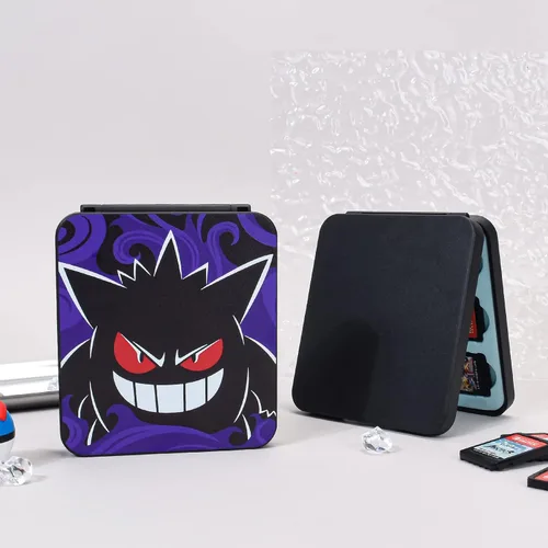 Vista 7 de DLseego Gengar Game Case For Switch Lite Switch Switch OLED 12 Slots Game Cards Holder and 12 Micro SD Card Slots Portable Game Card Storage