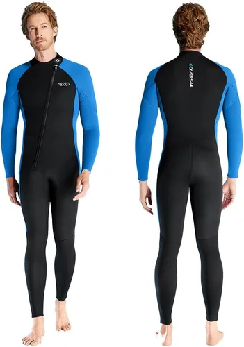 Vista 6 de Skyone Trajes de neopreno para hombres y mujeres, traje de neopreno de 0.118 pulgadas (0.118 in), traje húmedo de cuerpo completo en agua fría