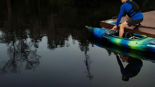 Vista 7 de Wilderness Systems Pungo 105 Kayak recreativo - Siéntate dentro - Asiento de confort Phase 3 Air Pro - 10.6 pies Mango