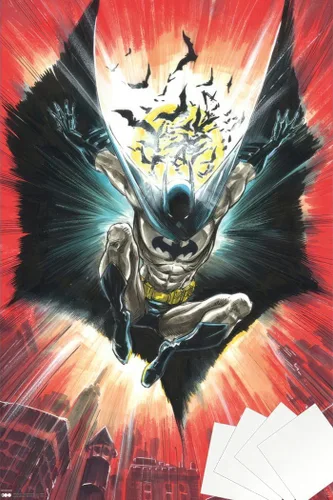Vista 9 de Batman - DC Comics Poster (Attack - Bats) (Size: 24" x 36") (Laminated Poster)