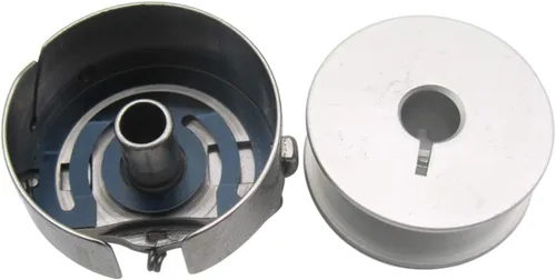 Vista 2 de CKPSMS Marca - #BC-DBM (Z2) - NBL "M" estilo grande Bobbin Case/Bobbins Fit para TAJIMA BARUDAN & TIN Lizzie Ansley Quilting