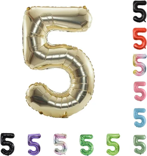 Vista 55 de Globo grande de helio con números 0-9 de 40 pulgadas para cumpleaños, bodas y fiestas (rojo, 9)