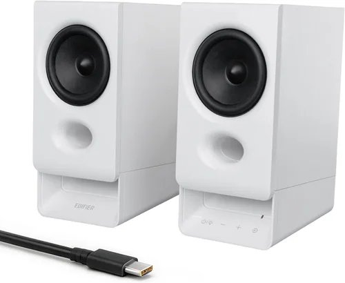 Vista 12 de Edifier Altavoces R20BT para computadora, controles táctiles, entradas AUX Negro