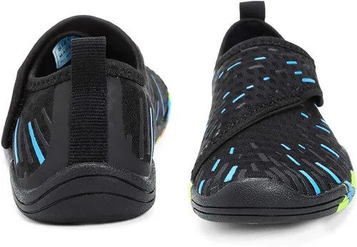 Vista 3 de Zapatos acuáticos para niños y niñas, suela ligera y cómoda, fácil de caminar, calzado acuático y deportivo antideslizante