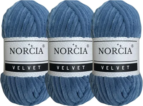 Vista 70 de Hilo de Terciopelo Suave Chenille para Ganchillo Super Voluminoso (100g-3.50oz) (68m-74.3 yds) Hilo para Manta de Bebé para Tejer Amigurumi Hilo