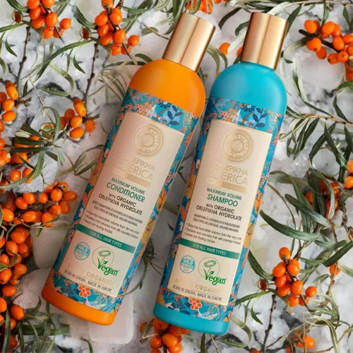 Vista 7 de Natura Siberica Acondicionador Oblepikha Volumen Máximo para Todo Tipo de Cabello, 13.5 fl oz