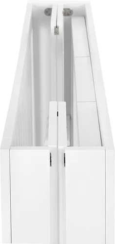 Vista 11 de Babyletto Maki Cuna plegable portátil 2 en 1 de tamaño completo con kit de conversión de cama para niños pequeños en blanco, certificado Greenguard