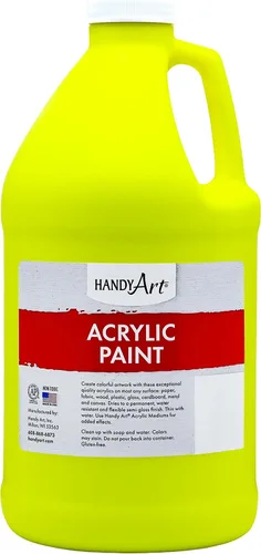 Vista 79 de Handy Art Pintura acrílica, juego de 12 colores, botellas de 16 onzas, acrílico líquido para estudiantes semibrillante, consistencia de flujo