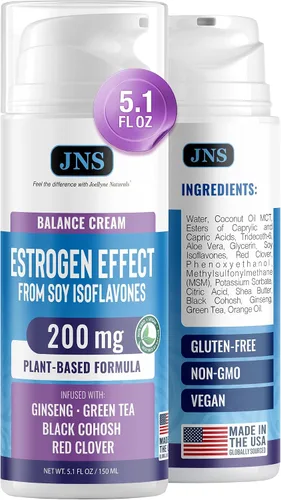 Vista 7 de Joellyne Naturals Crema de fitoestrógenos con isoflavonas de soja y extractos de hierbas, 3.4 oz