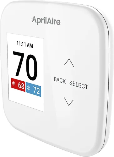 Vista 17 de AprilAire S86WMUPR Termostato programable Wi-Fi, multietapa universal con control IAQ, etapas de calor/frío 2H/2C o etapas de bomba de calor 4H/2C