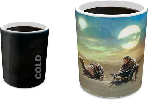 Vista 15 de Morphing Mugs Star Wars - The Book of Boba Fett - Un nuevo comienzo - Una taza sensible al calor de 16 onzas - Imagen completa revelada cuando se