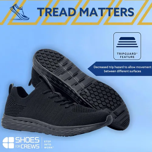 Vista 7 de Shoes For Crews Zapatillas de trabajo antideslizantes para hombre, cómodas, antideslizantes, ideales para servicio de alimentos, atención médica