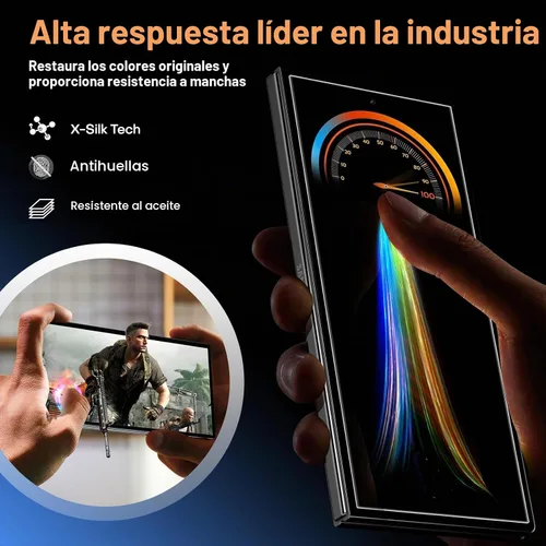 Vista 7 de TAURI 2 Pack for Samsung Galaxy Z Fold 8 Ultra Privacy Screen Protector Negro