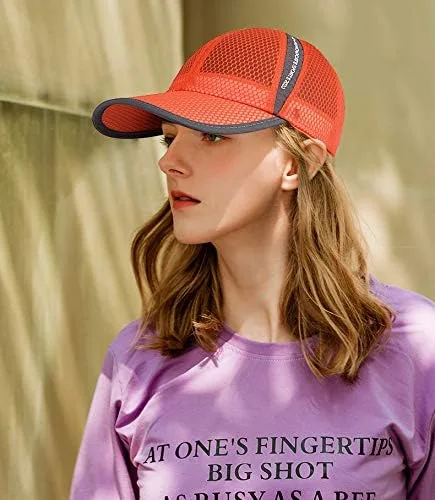 Vista 6 de ELLEWIN Unisex Breathable Full Mesh Baseball Cap Quick Dry Running hat Lightweight Cooling Water Sports Hat