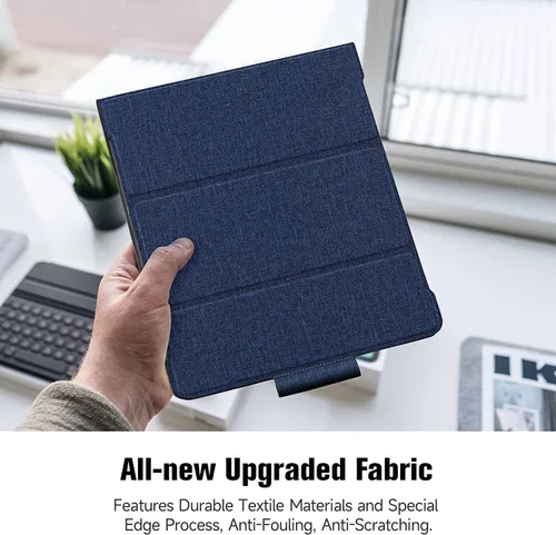 Vista 6 de Ayotu Funda con soporte para Kindle Scribe de 10.2 pulgadas (versión 2024/2022), apagado y encendido automático, funda de tela resistente de alta